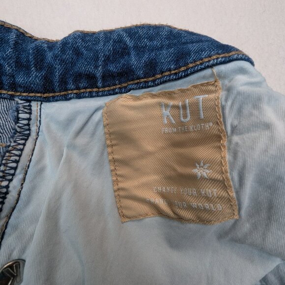 RARE PLUS KUT from Kloth Jane High Rise Short, Plus sZ 18 W Blue - Picture 13 of 15